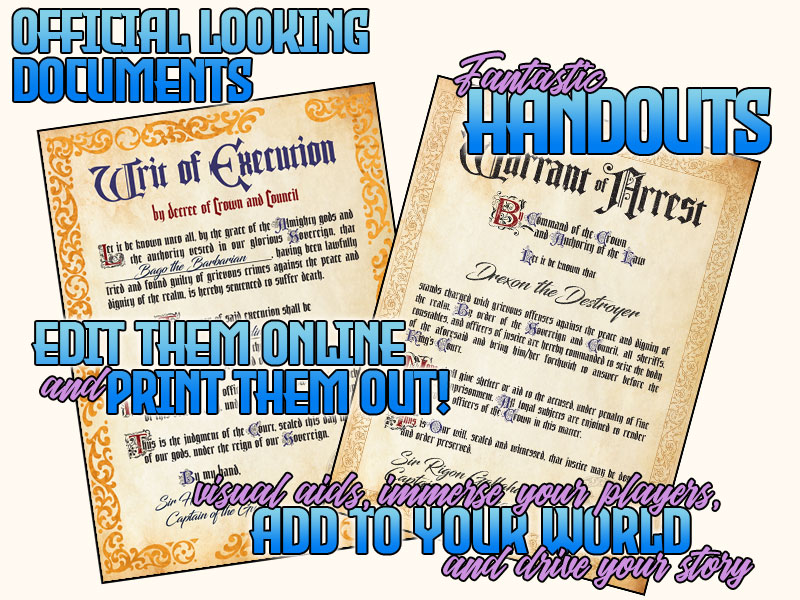 Handouts and Printables Preview