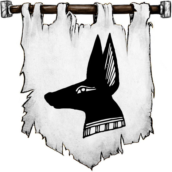 The Symbol of Anubis - Black jackal