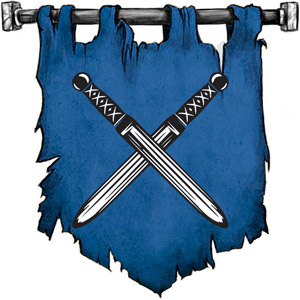 The Symbol of Arvoreen - Two crossed short swords