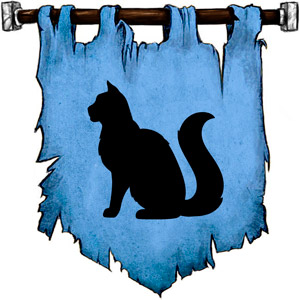 The Symbol of Frigga - Large cat