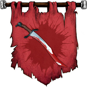 The Symbol of Ilneval - Bloodied longsword