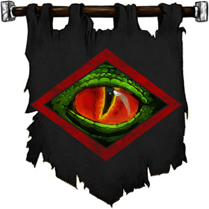 The Symbol of Incabulos - Green reptile eye within a diamond