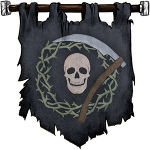 The Symbol of Nerull - Skull and scythe