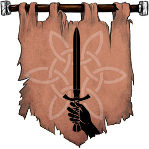 The Symbol of Sif - Upraised sword