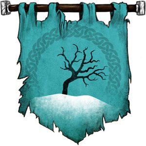 The Symbol of Telchur - Leafless tree in a snowy field