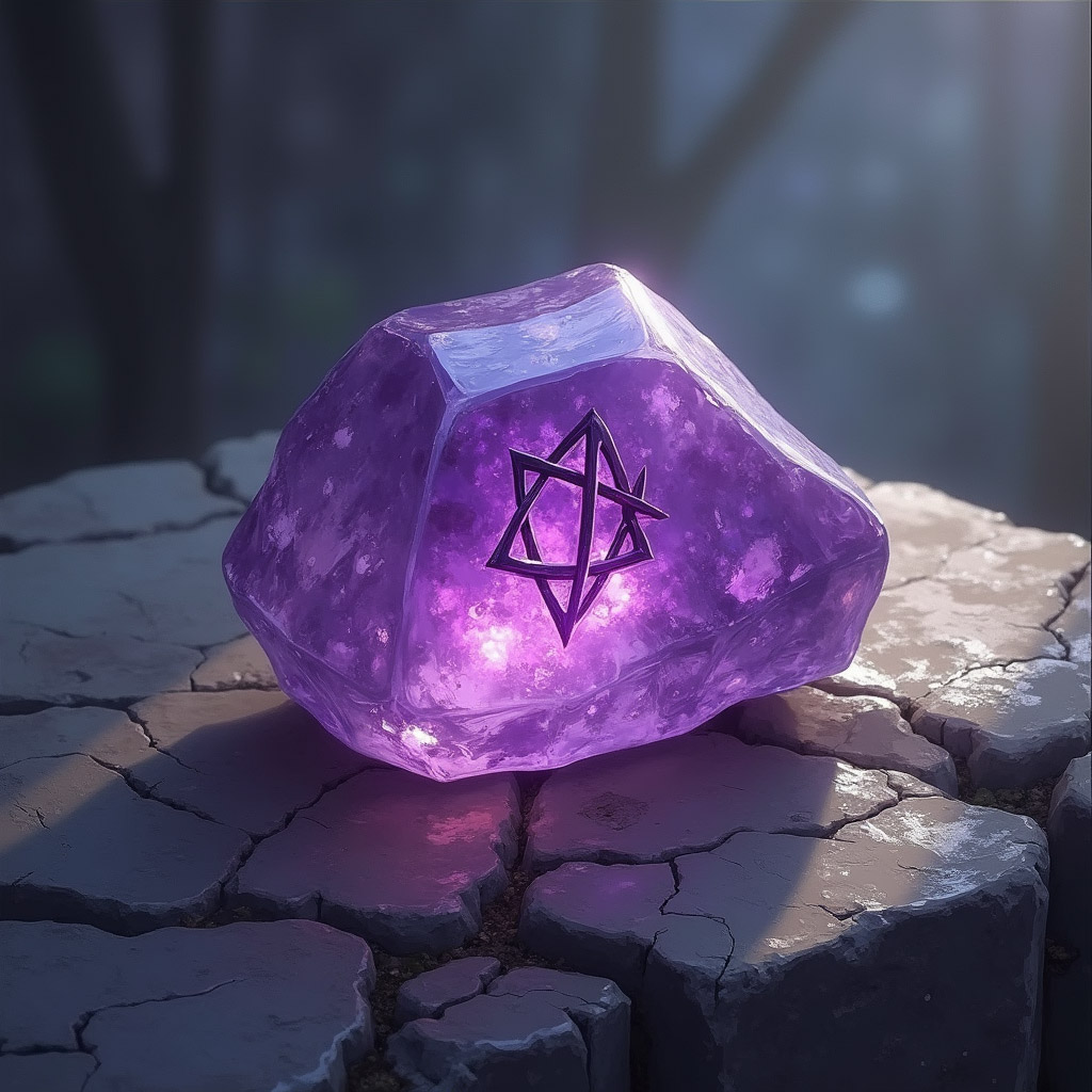 D&D magic item image - Amethyst Lodestone