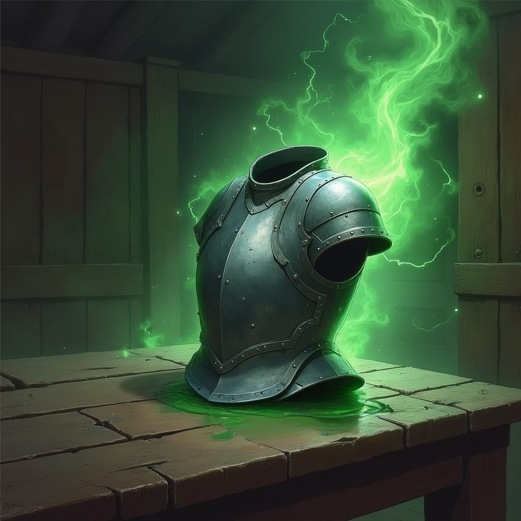D&D magic item image - Armor of Resistance (Acid)