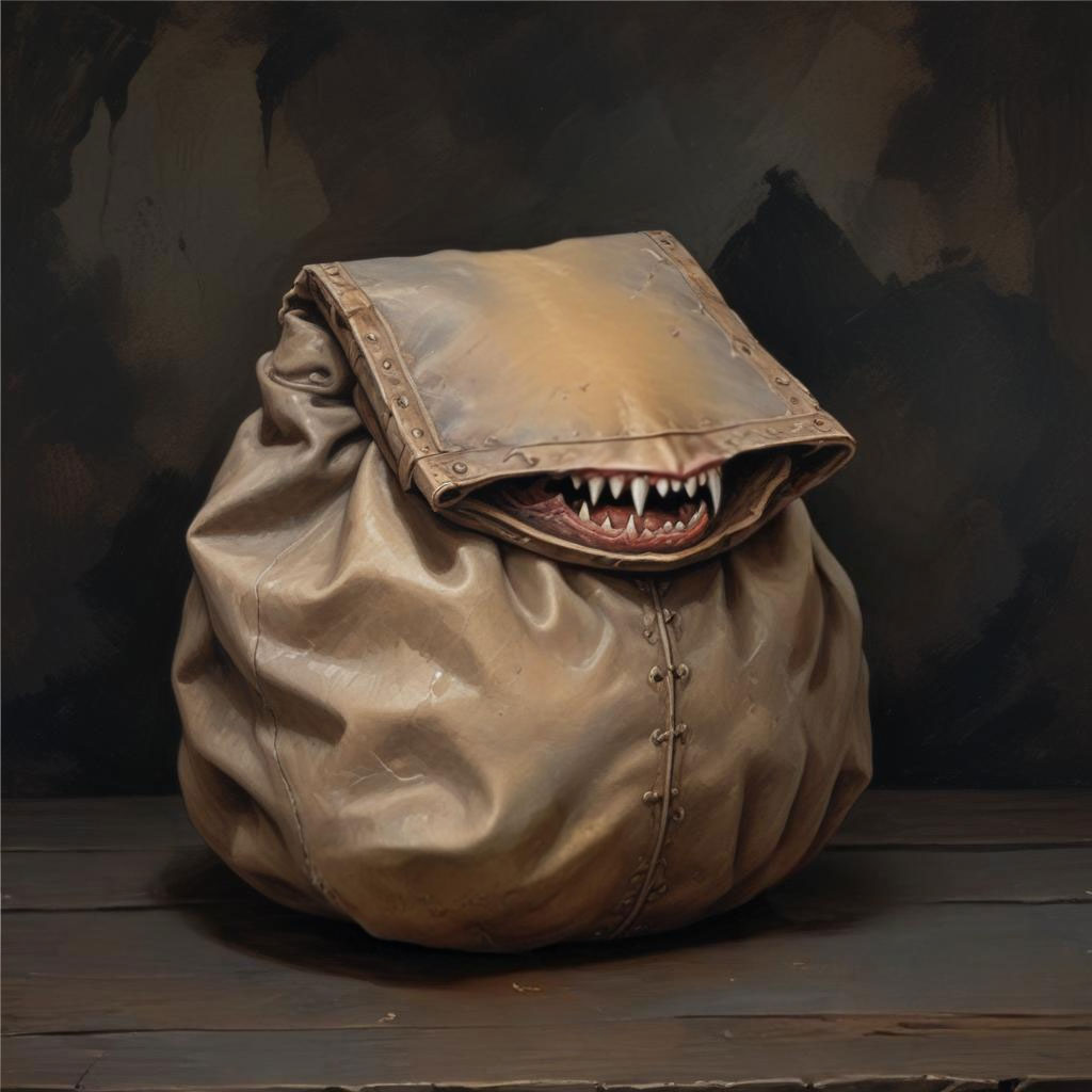 D&D magic item image - Bag of Devouring