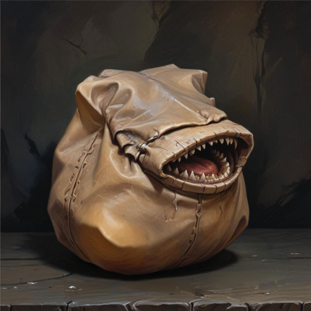 D&D magic item image - Bag of Devouring