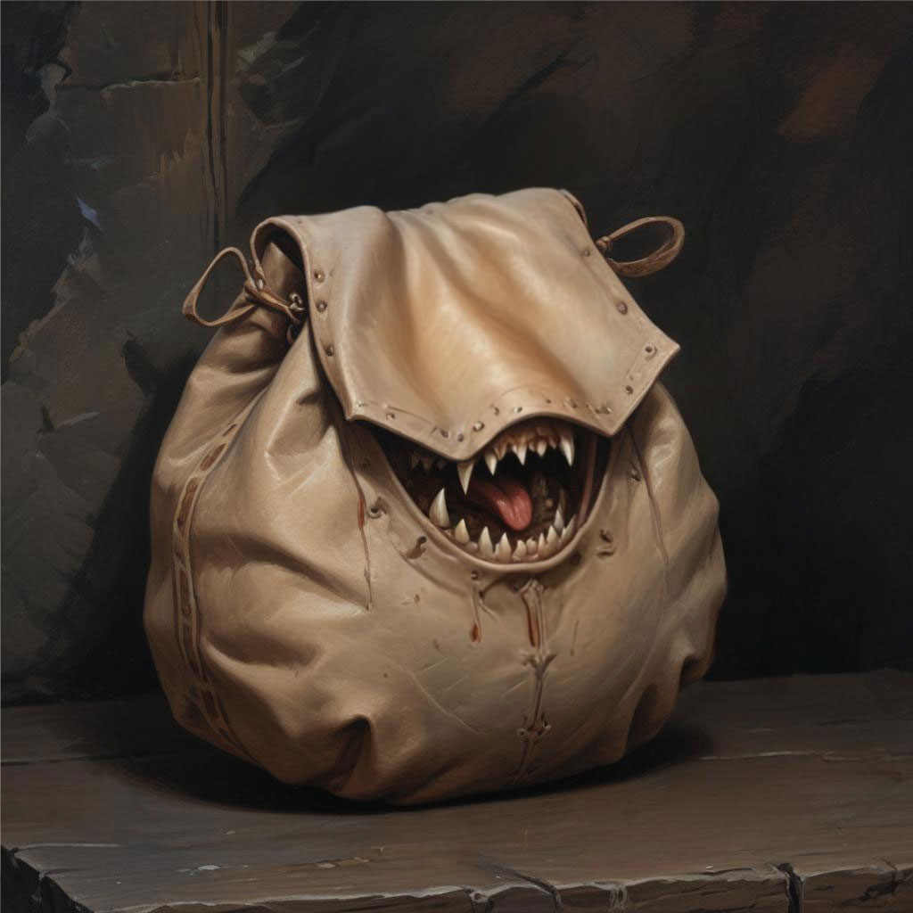 D&D magic item image - Bag of Devouring