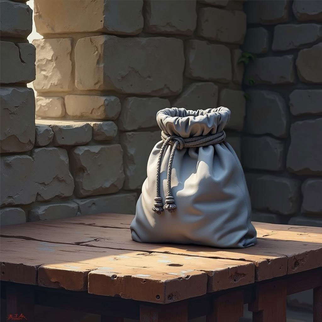 D&D magic item image - Bag of Tricks (Gray)