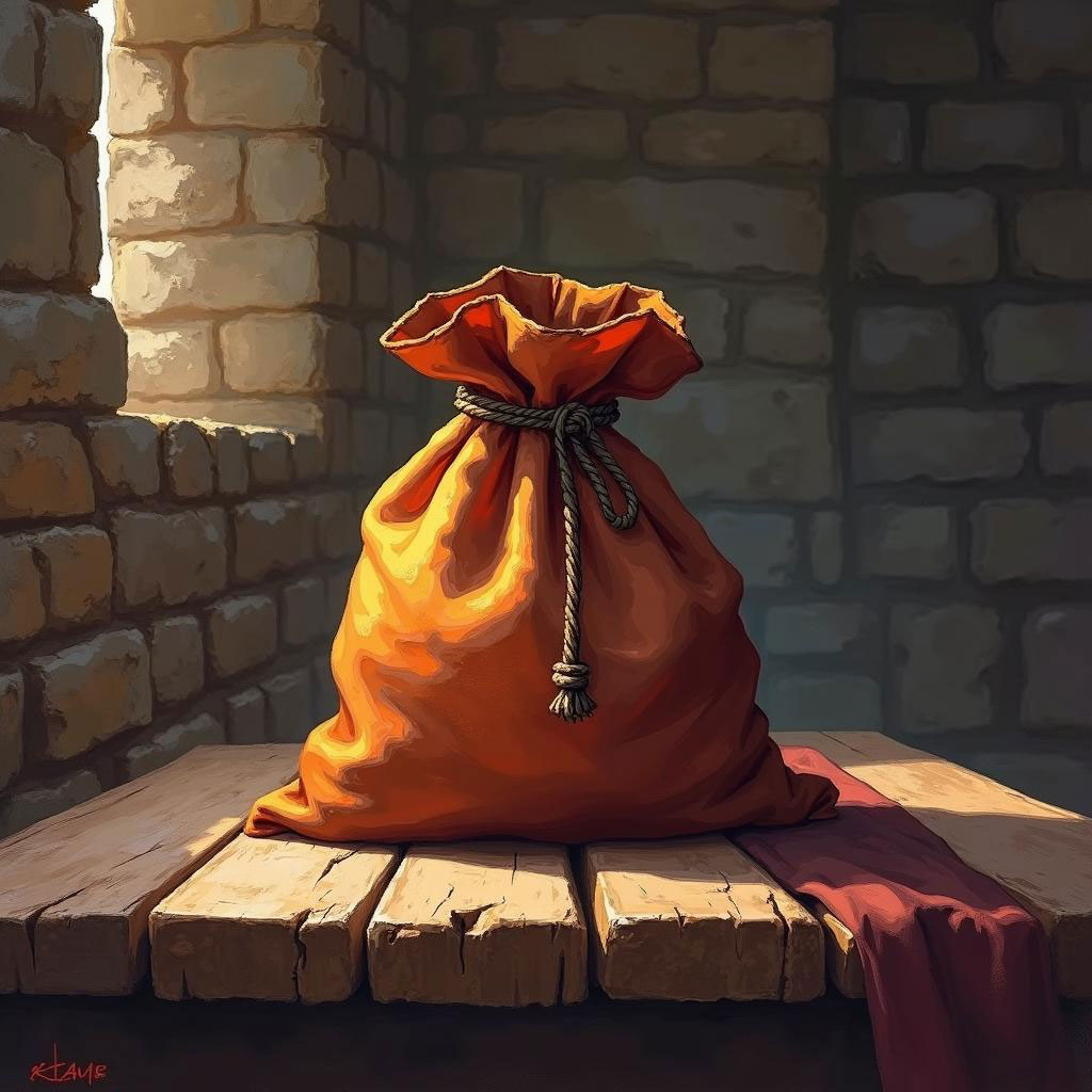 D&D magic item image - Bag of Tricks (Rust)

