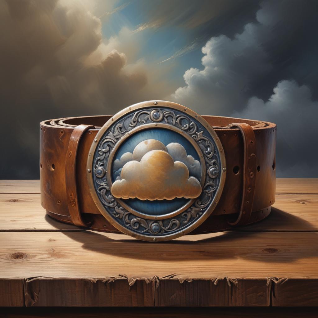 D&D magic item image - Belt of Giant Strength (Cloud Giant)