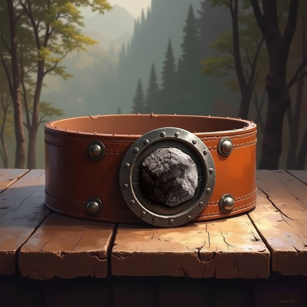D&D magic item image - Belt of Giant Strength (Stone Giant)