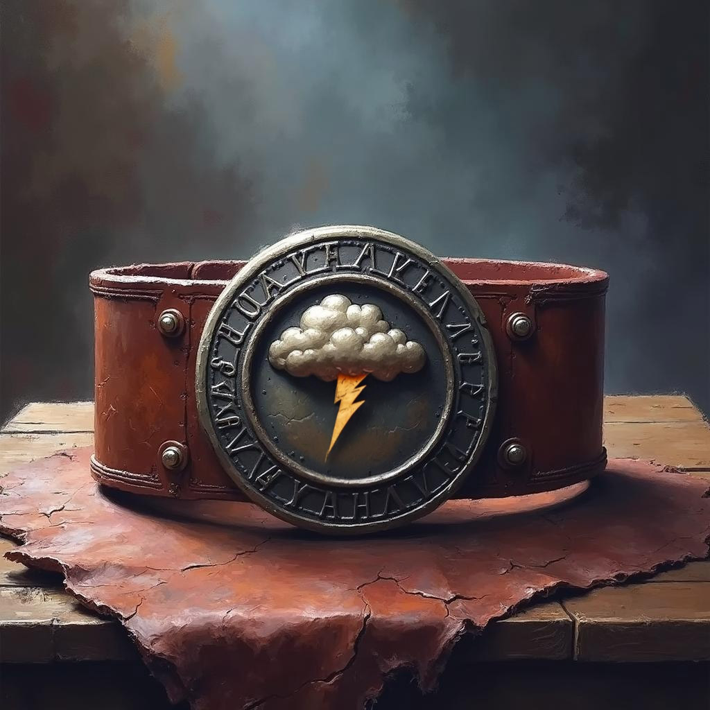 D&D magic item image - Belt of Giant Strength (Storm Giant)