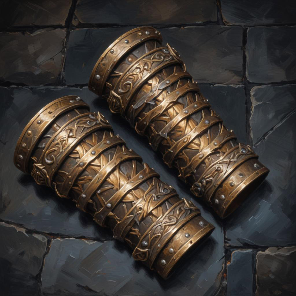 D&D magic item image - Bracers of Defense