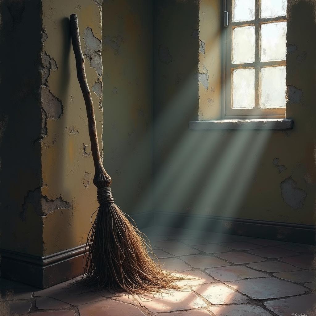 D&D magic item image - Broom of Sweeping