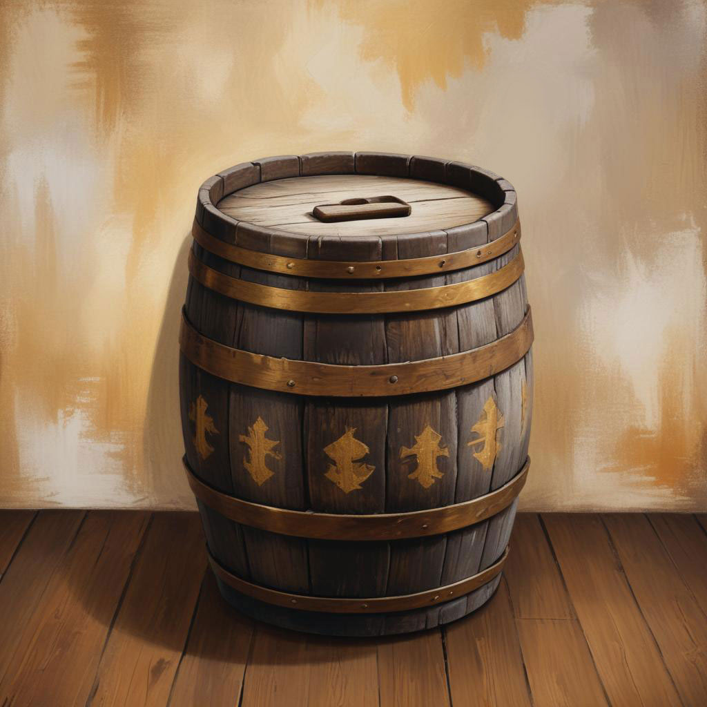 D&D magic item image - Cask of Liquid Gold