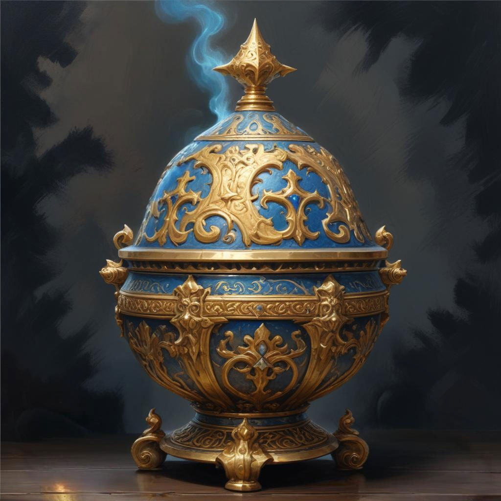 D&D magic item image - Censer of Controlling Air Elementals