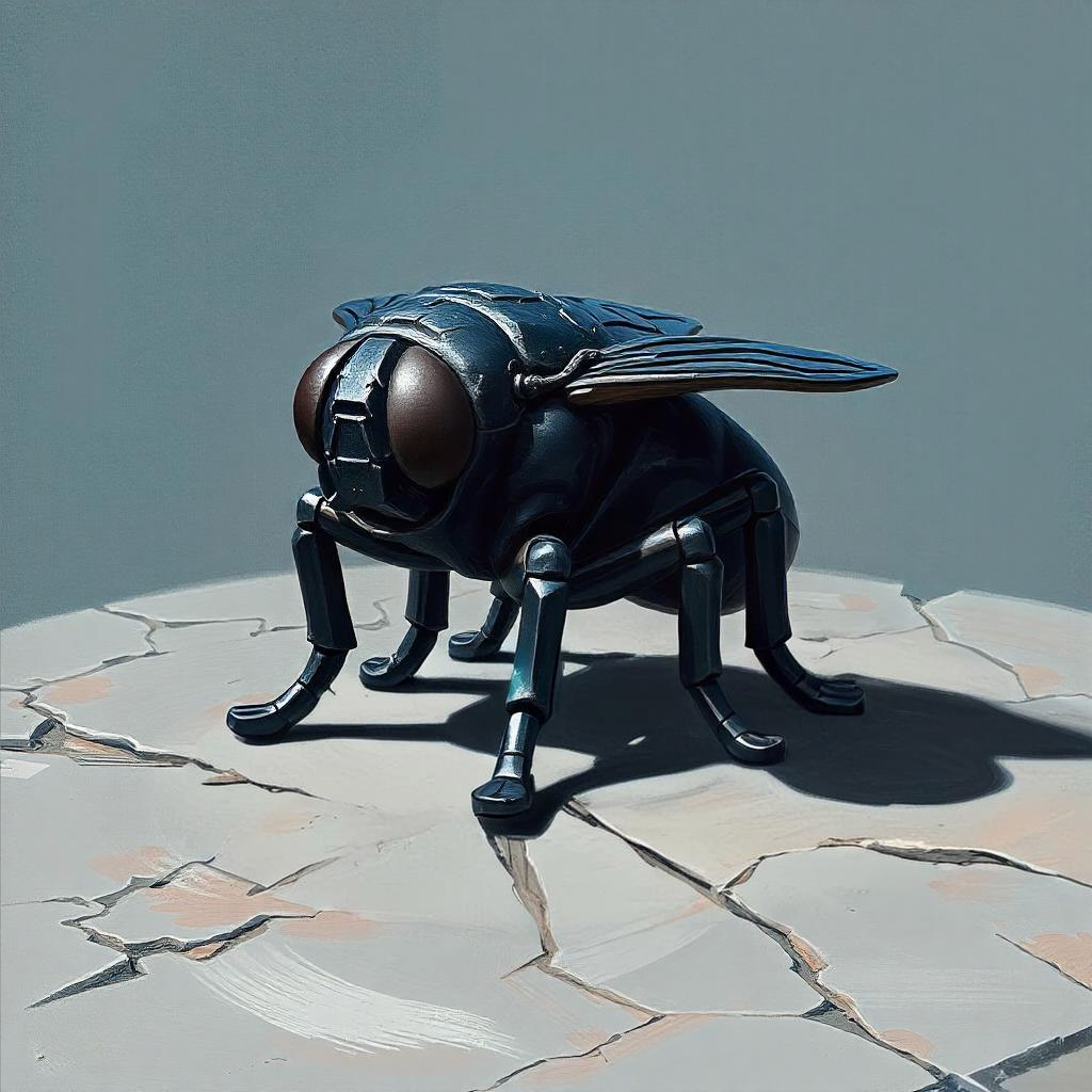 D&D magic item image - Figurine of Wondrous Power, Ebony Fly