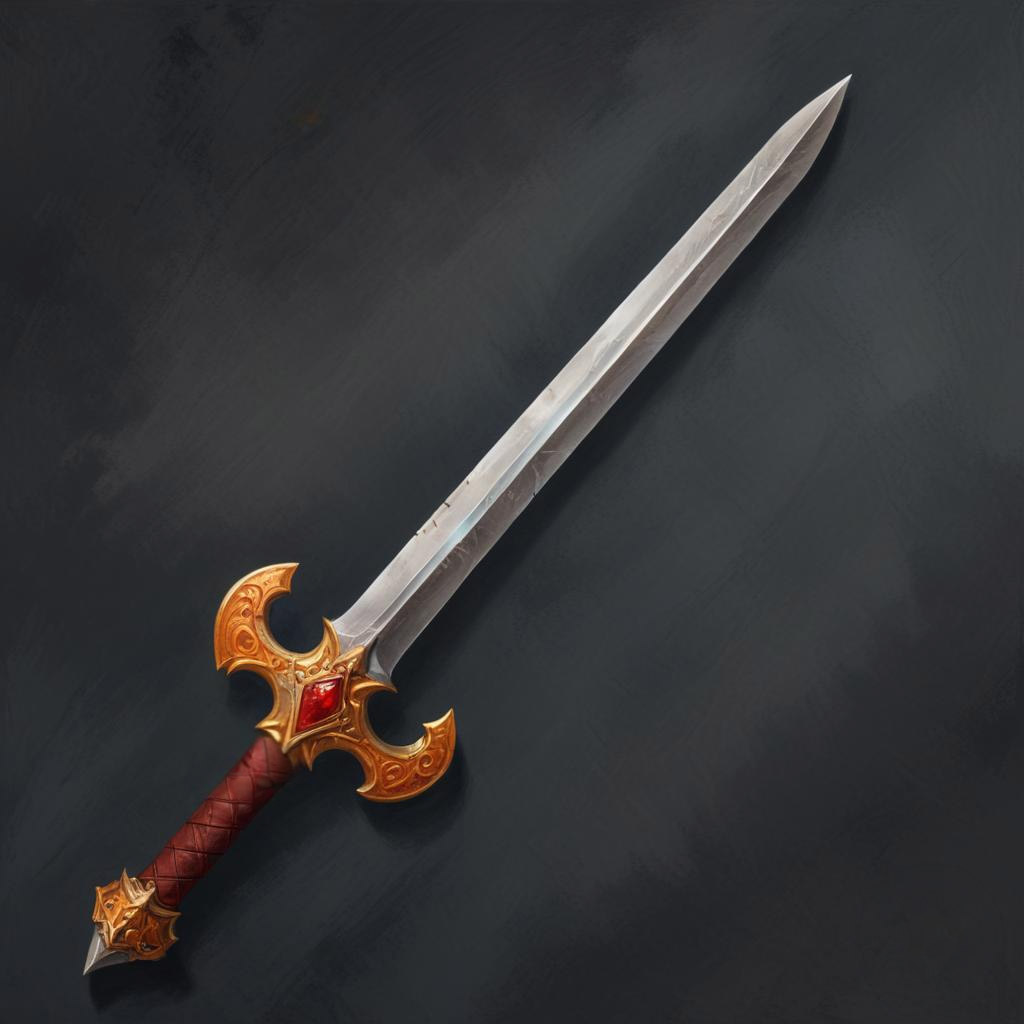 D&D magic item image - Flame Tongue (unlit)