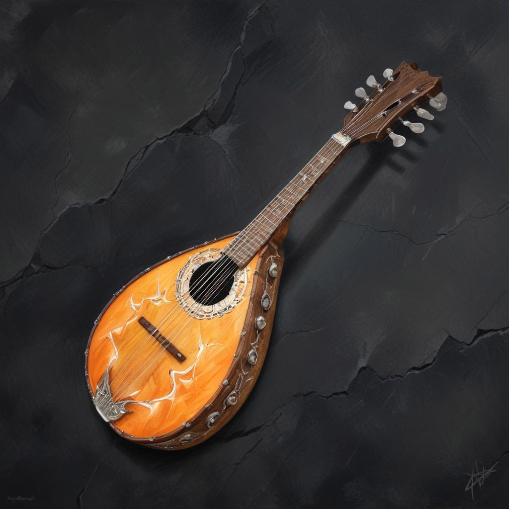 D&D magic item image - Instrument of the Bards, Canaith Mandolin