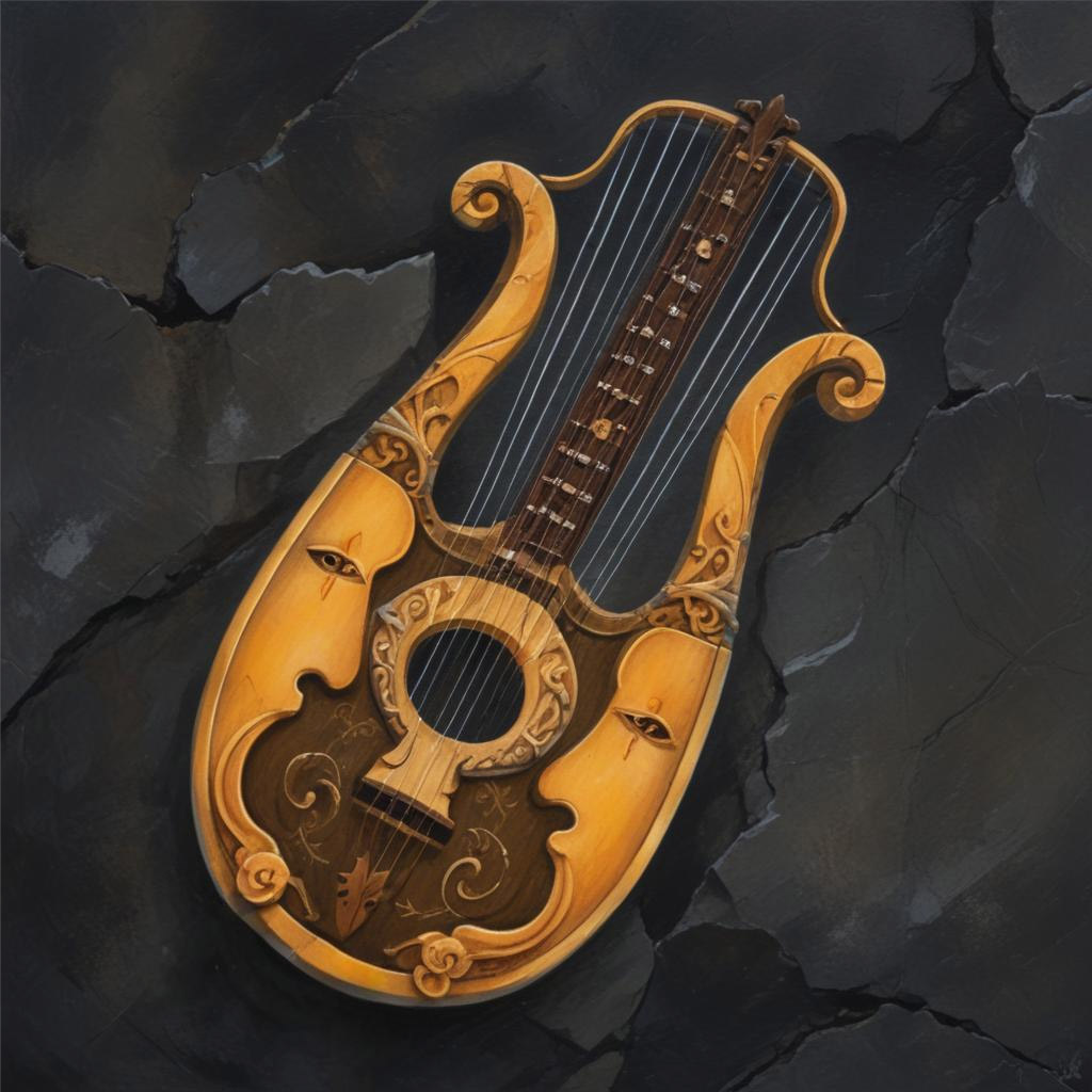 D&D magic item image - Instrument of the Bards, Cli Lyre