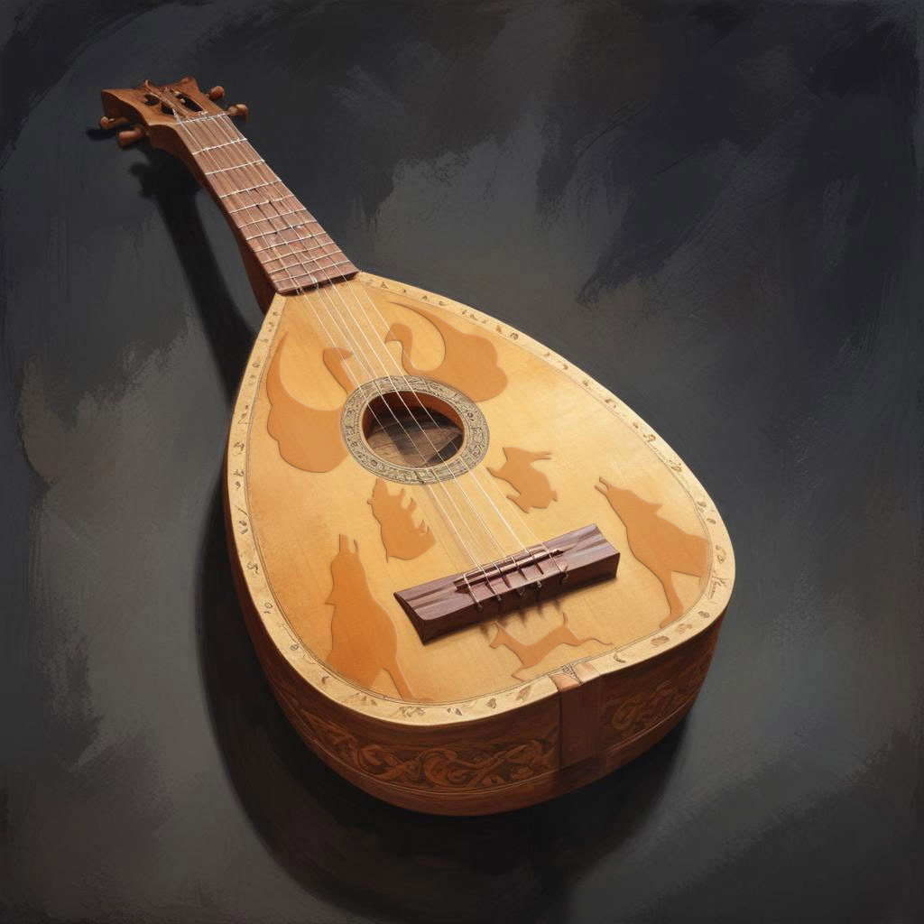 D&D magic item image - Instrument of the Bards, Doss Lute