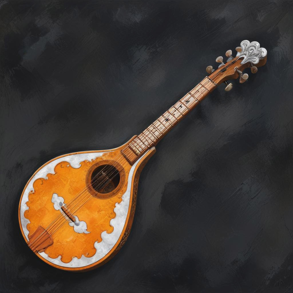 D&D magic item image - Instrument of the Bards, Mac-Fuirmidh Cittern
