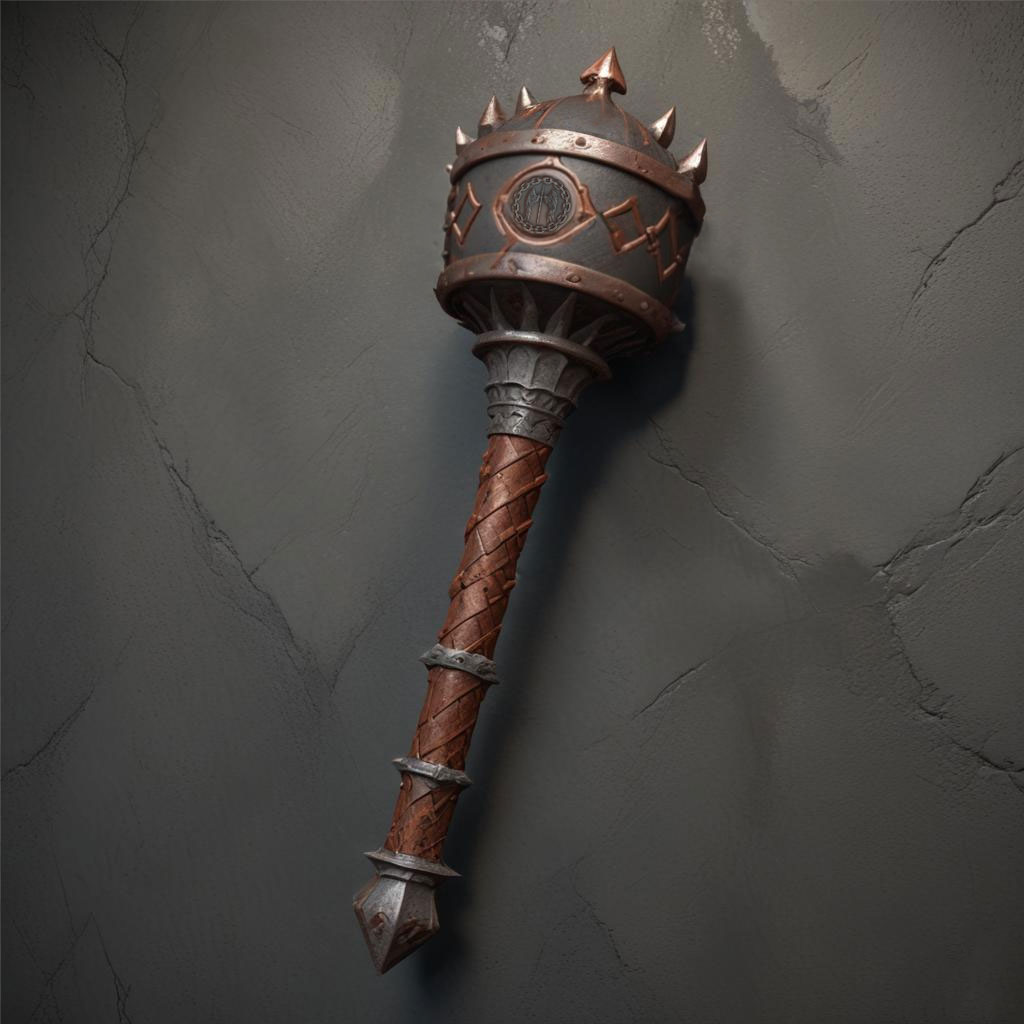 D&D magic item image - Mace of the Fallen Angel