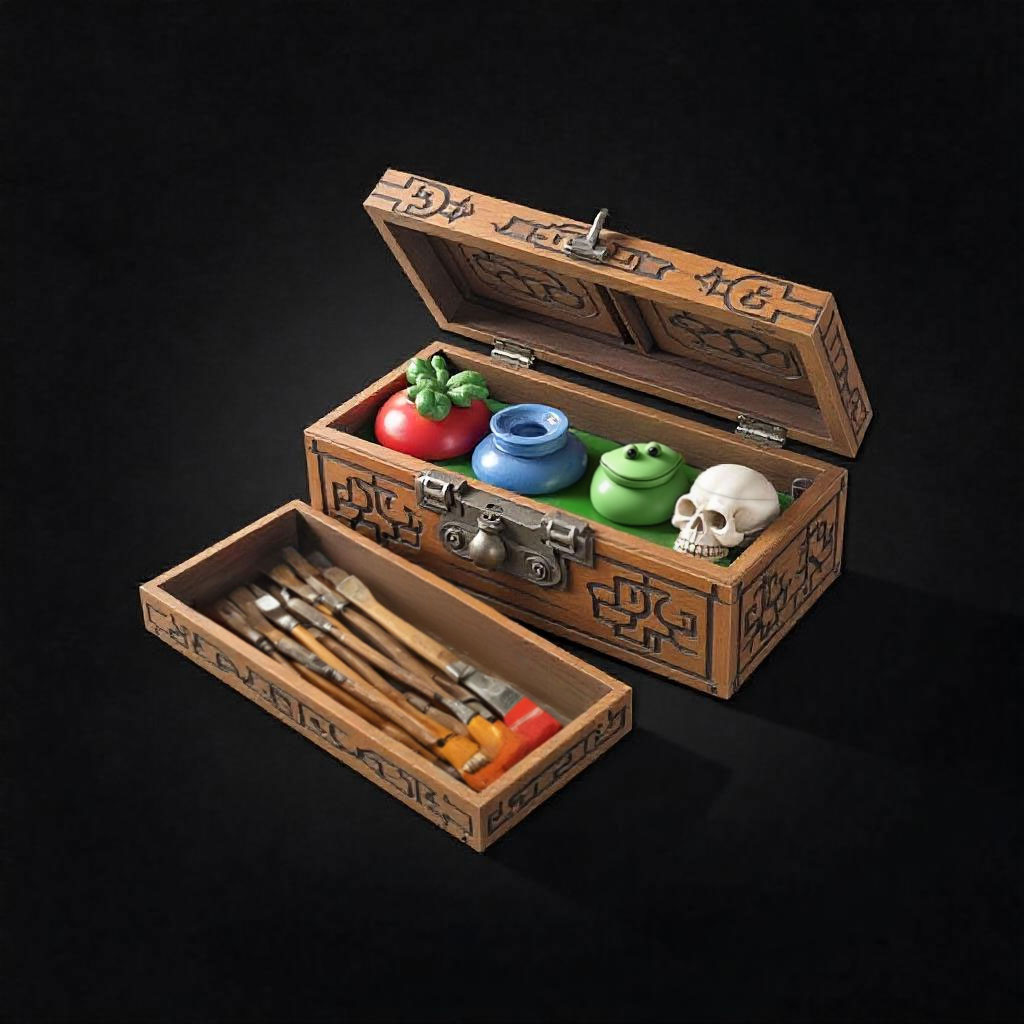 D&D magic item image - Nolzur's Marvelous Pigments