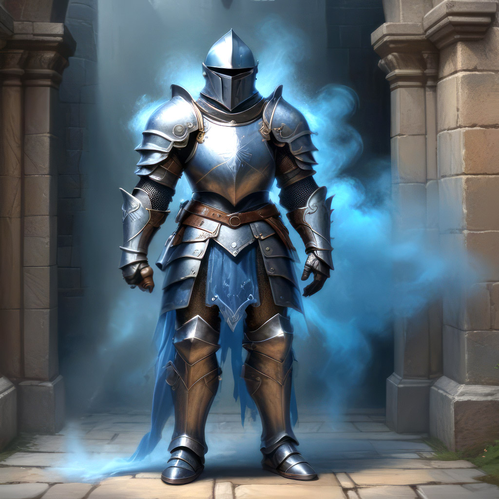 D&D magic item image - Plate Armor of Etherealness