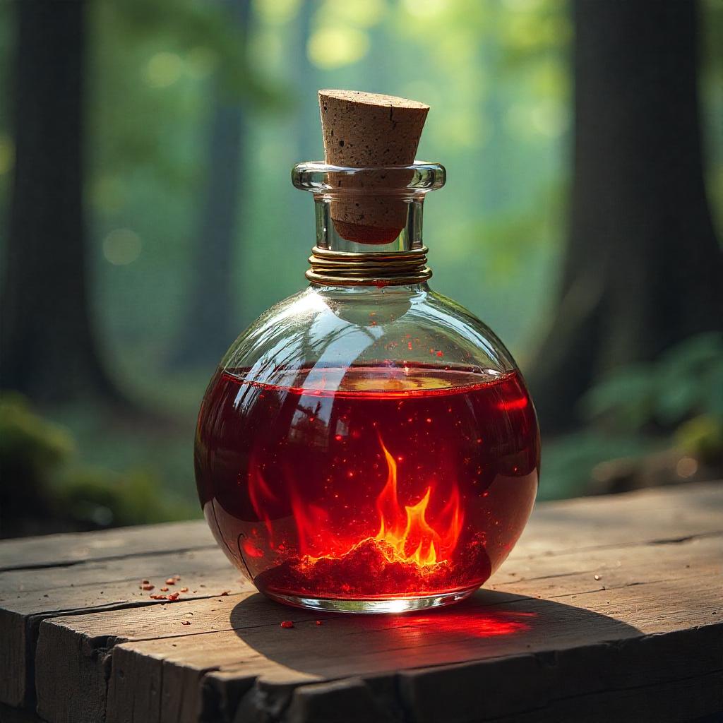 D&D magic item image - Potion of Fire Breath