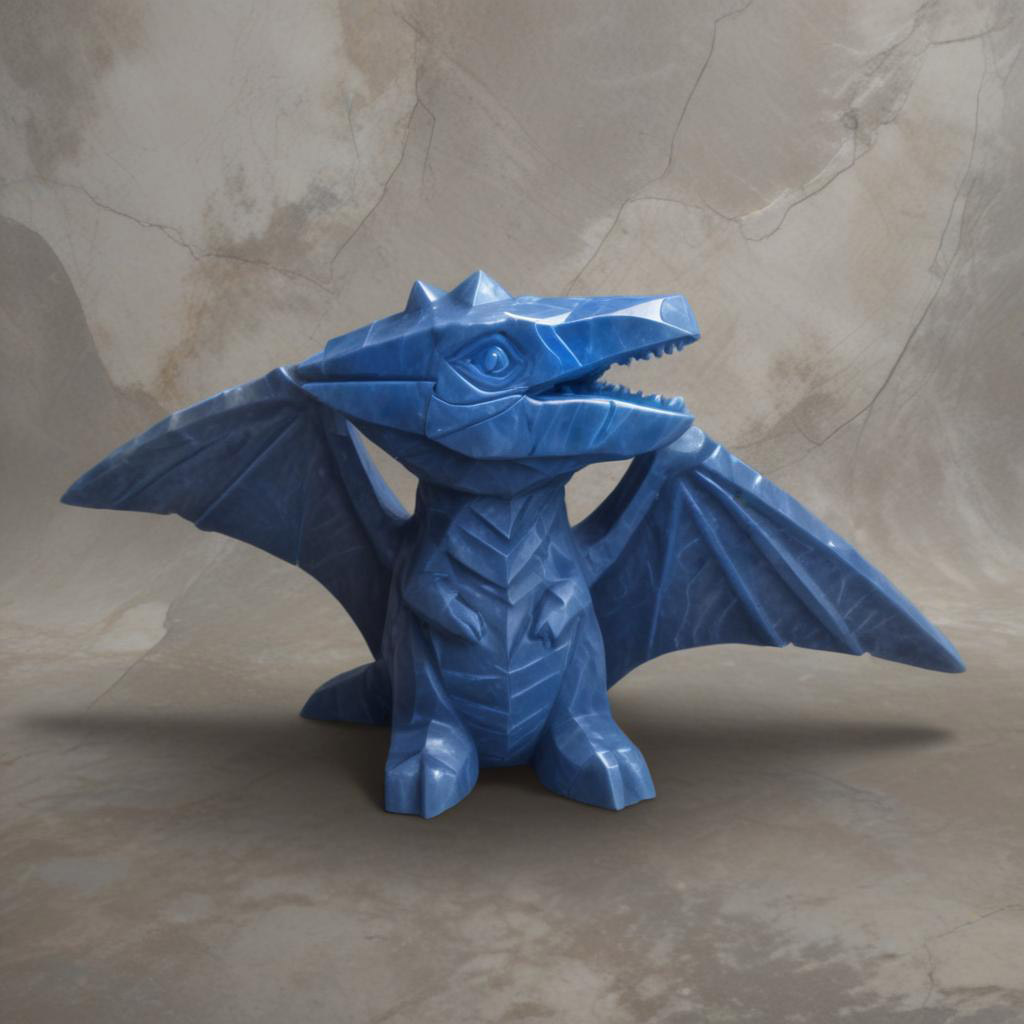 D&D magic item image - Prehistoric Figurine of Wondrous Power, Kyanite Pteranodon