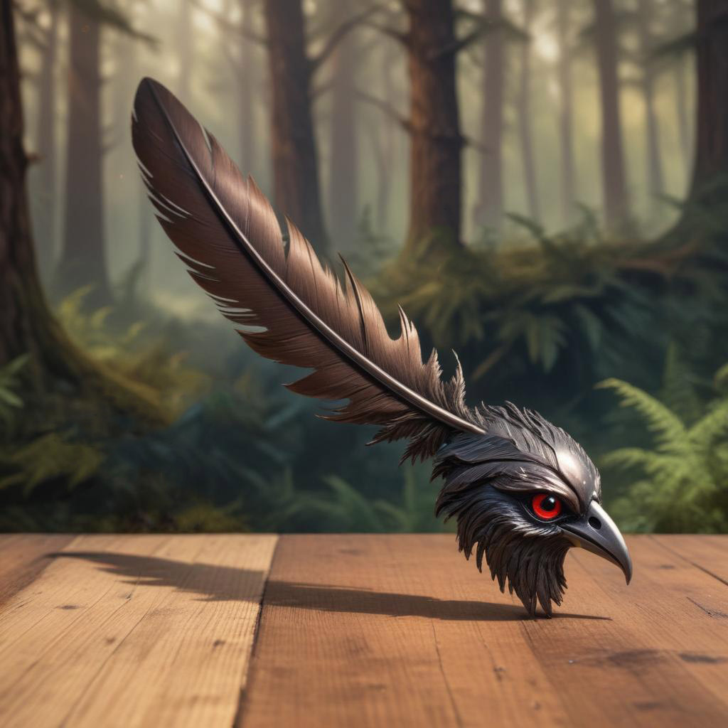 D&D magic item image - Quaal's Feather Token, Bird