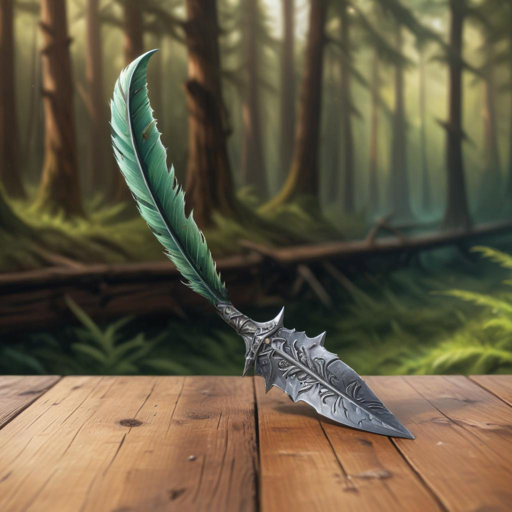 D&D magic item image - Quaal's Feather Token, Whip