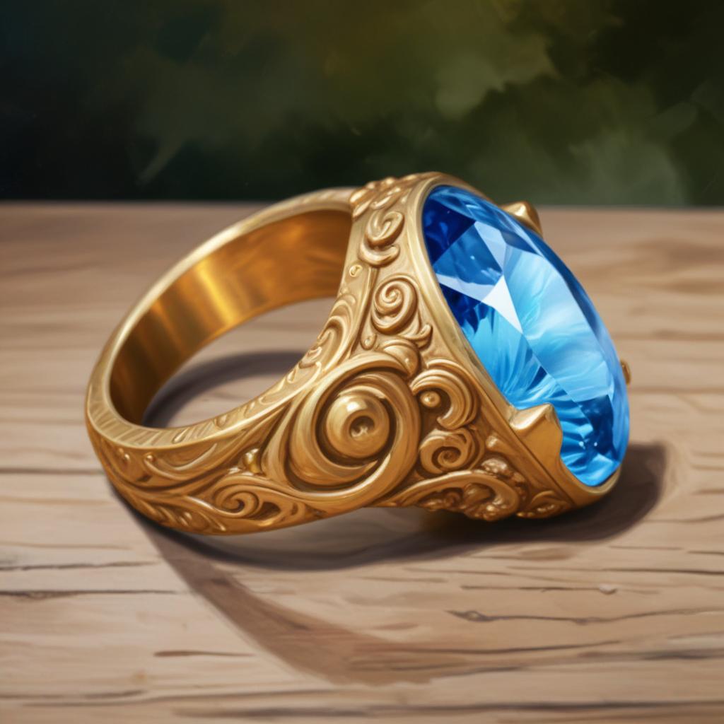 D&D magic item image - Ring of Djinni Summoning