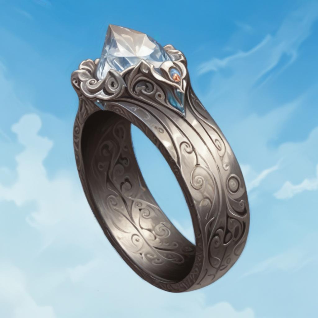 D&D magic item image - Ring of Elemental Command, Air