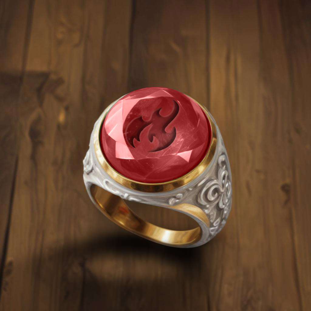 D&D magic item image - Ring of Fire Resistance