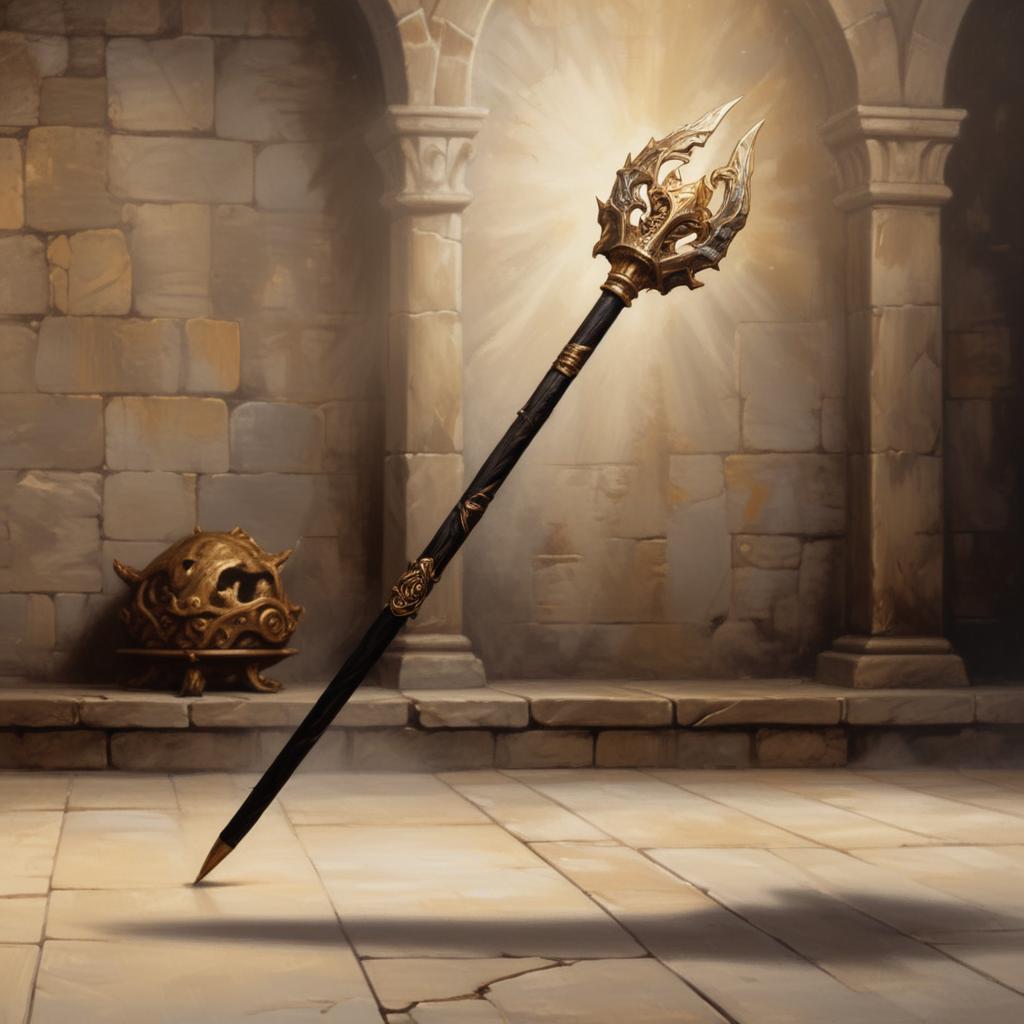 D&D magic item image - Rod of the Pact Keeper +2
