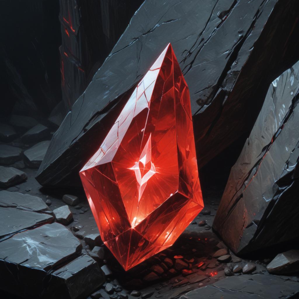 D&D magic item image - Ruby of the War Mage