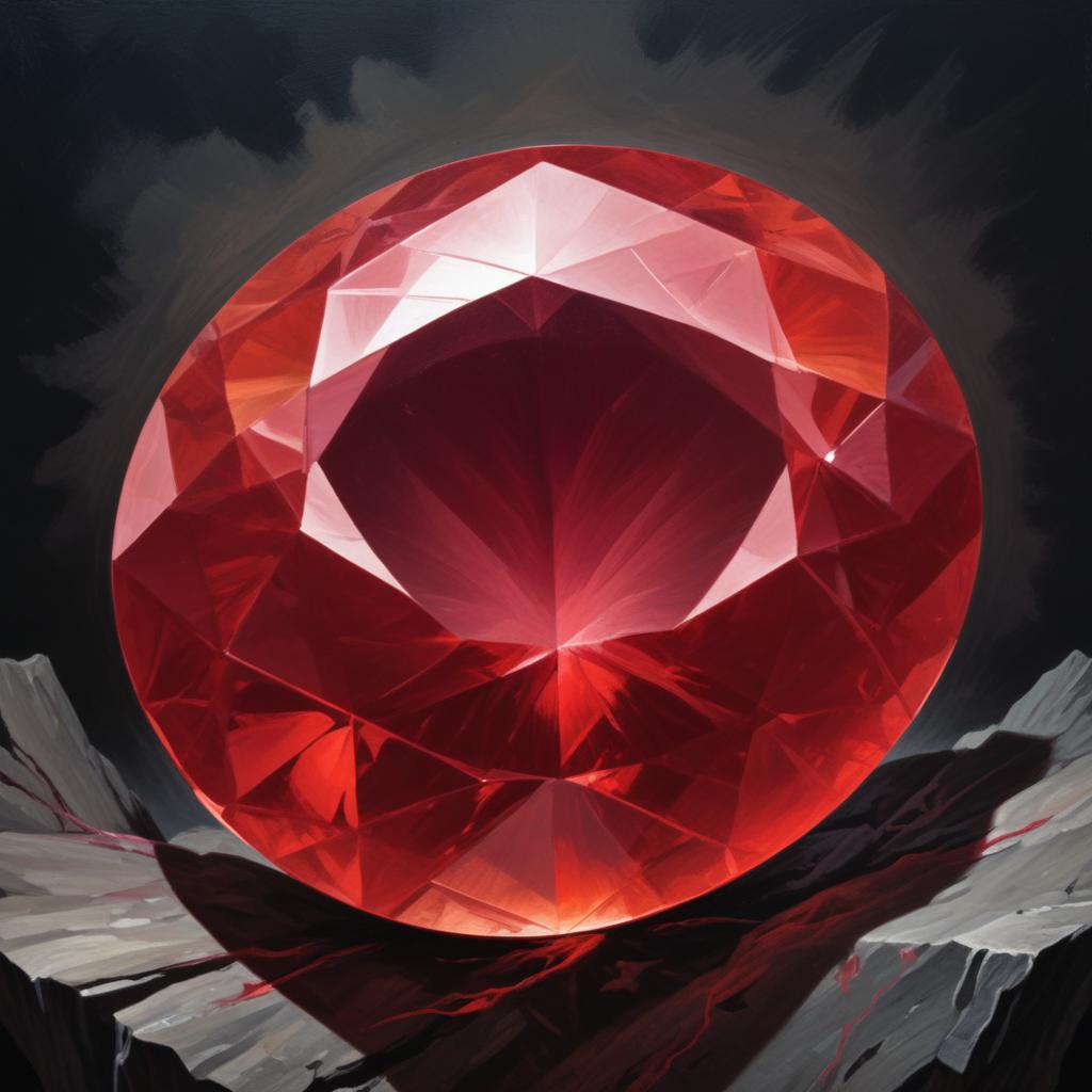 D&D magic item image - Ruby Weave Gem
