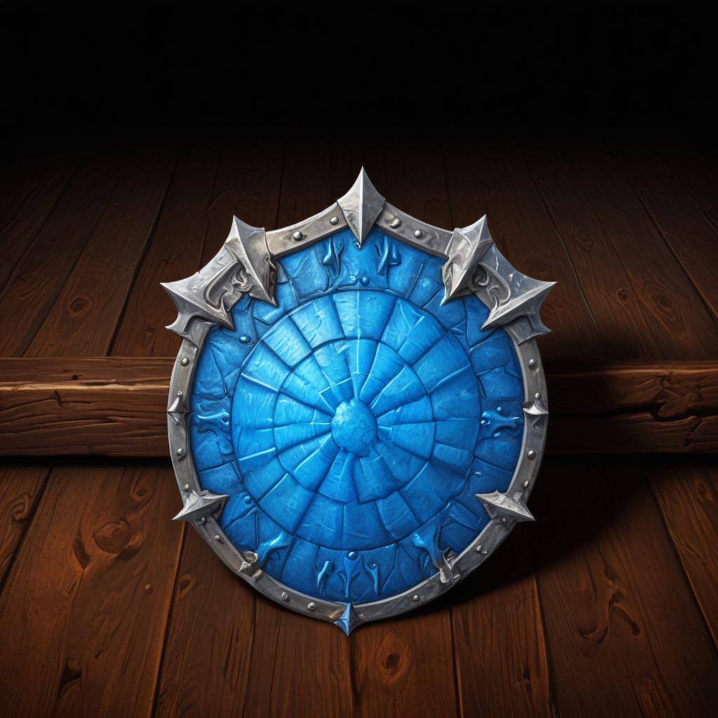 D&D magic item image - Sapphire Buckler