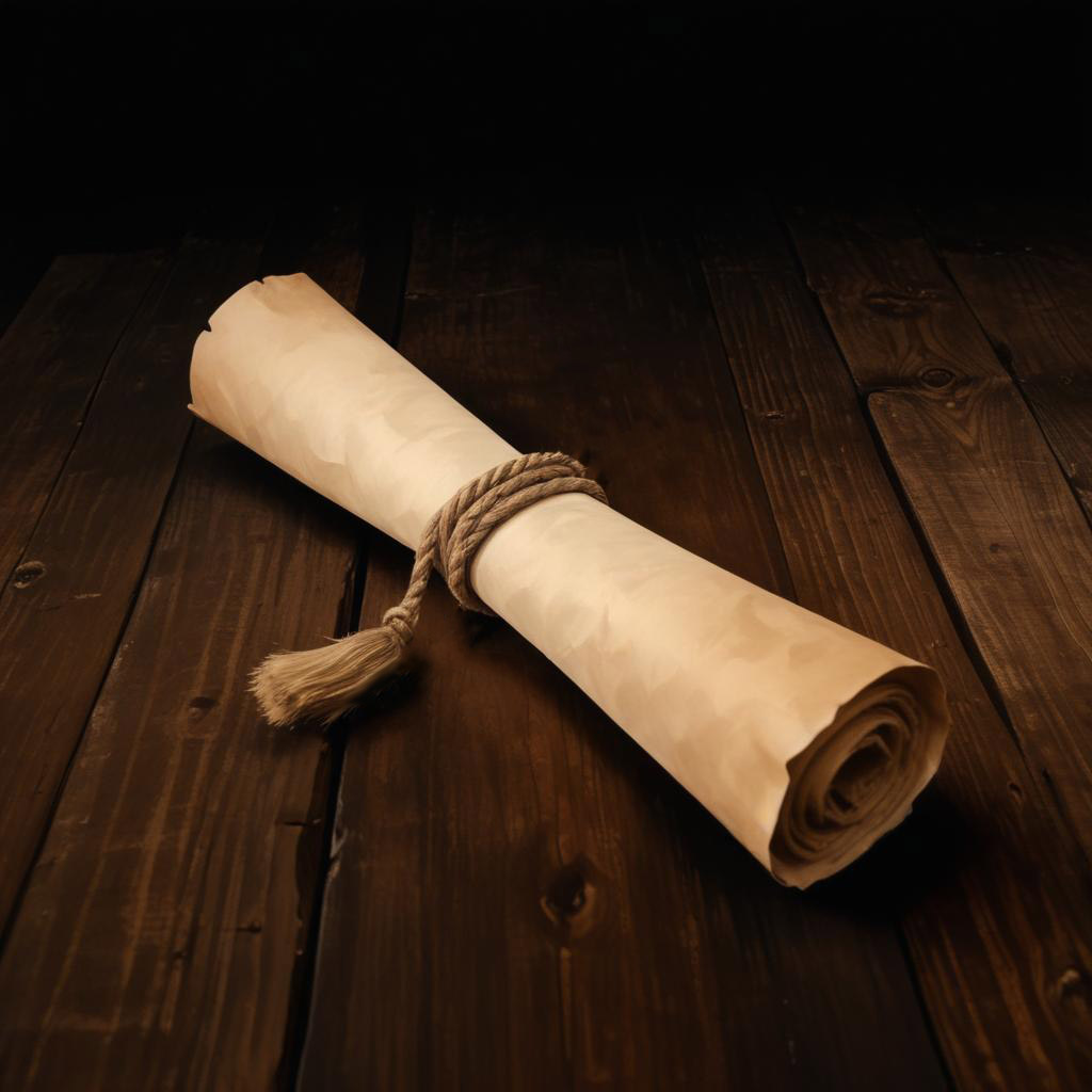 D&D magic item image - Spell Scroll (Level 4)