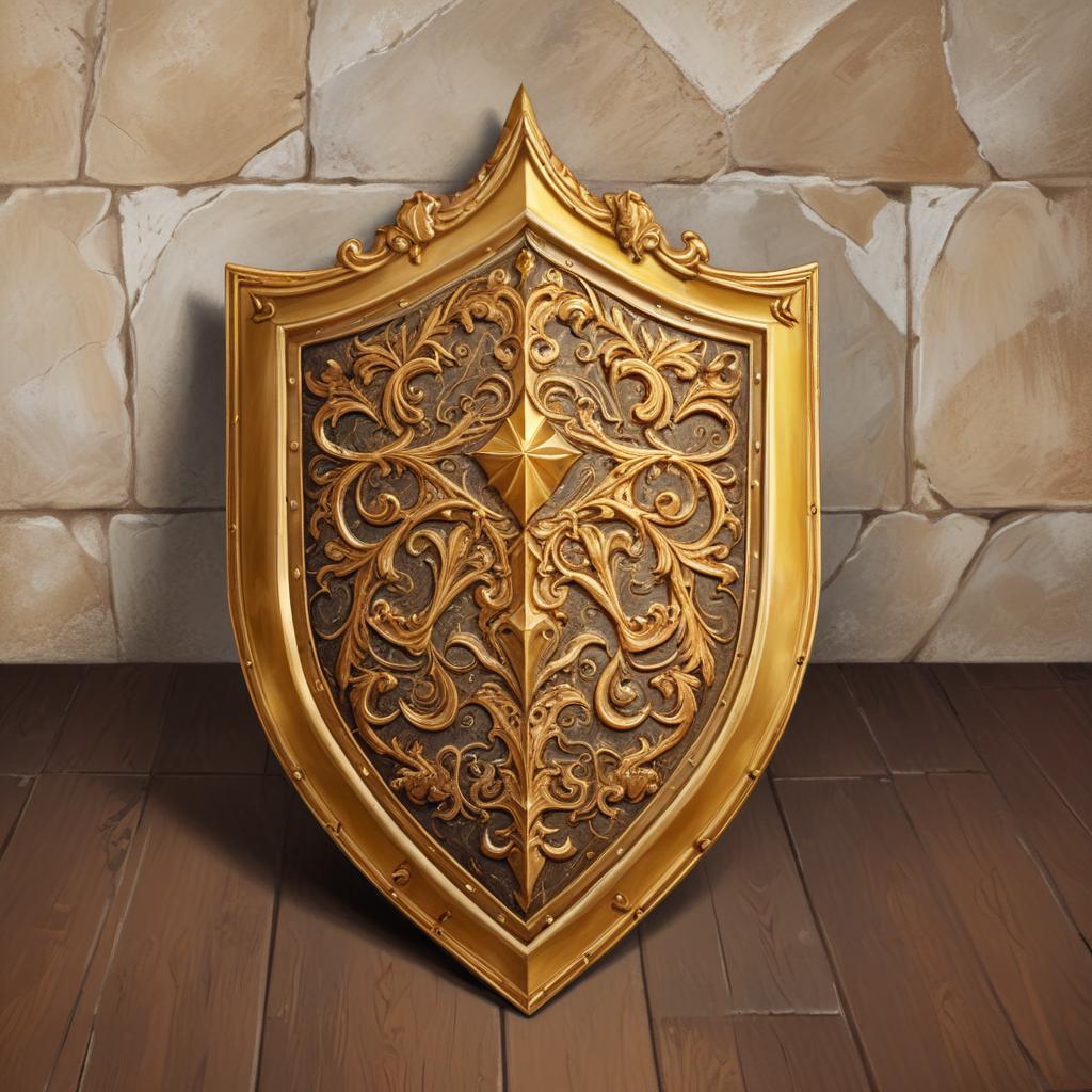 D&D magic item image - Shield +3
