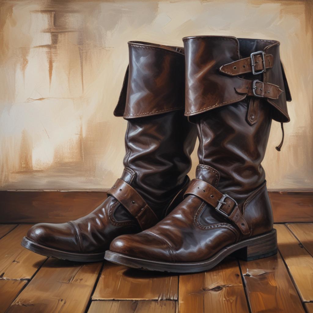D&D magic item image - Shoes of Perpetual Shininess