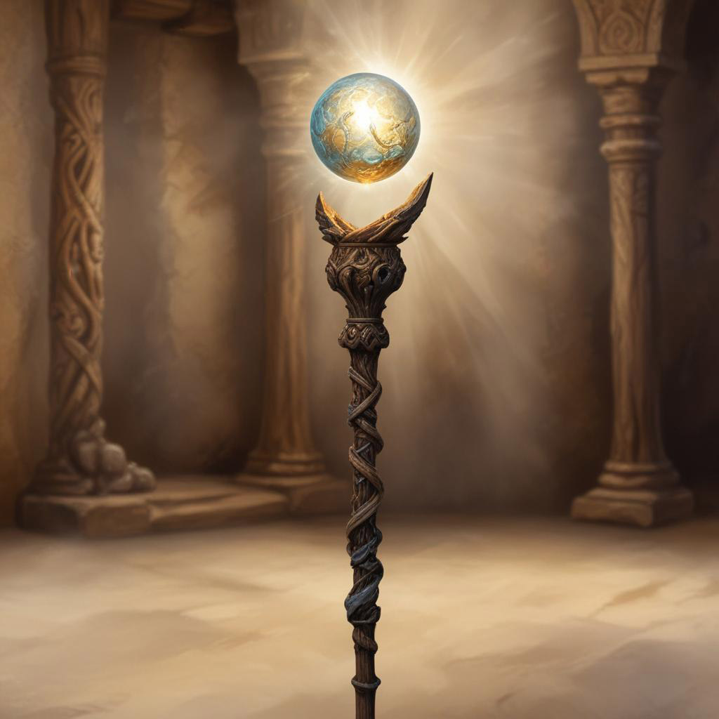 D&D magic item image - Staff of Adornment