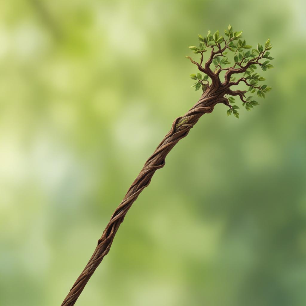 D&D magic item image - Staff of the Woodlands