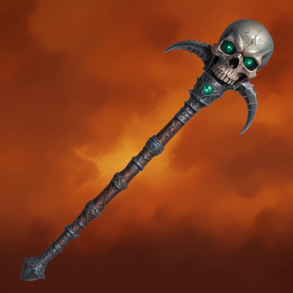 D&D magic item image - Wand of Orcus