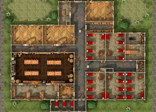Army Base - A Dungeons and Dragons Map by the Thieves Guild